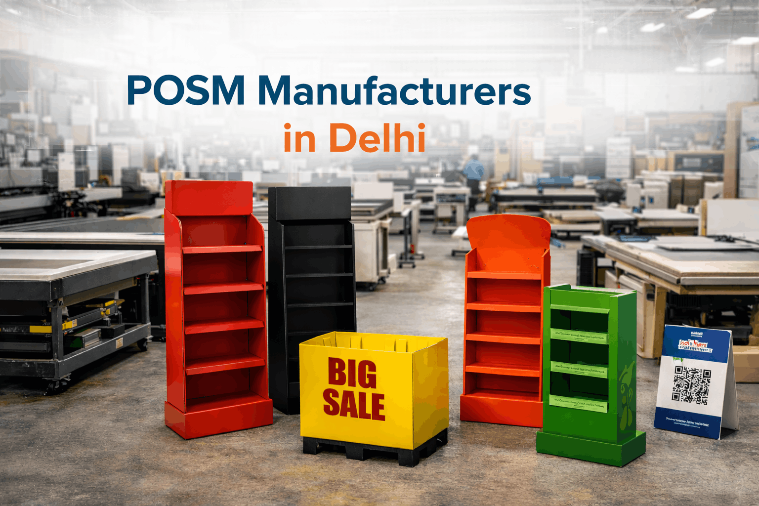 POSM Manufacturers in Delhi: How Brands Choose the Right Retail Display Partner